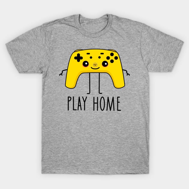 Funny game console- play home T-Shirt by spontania